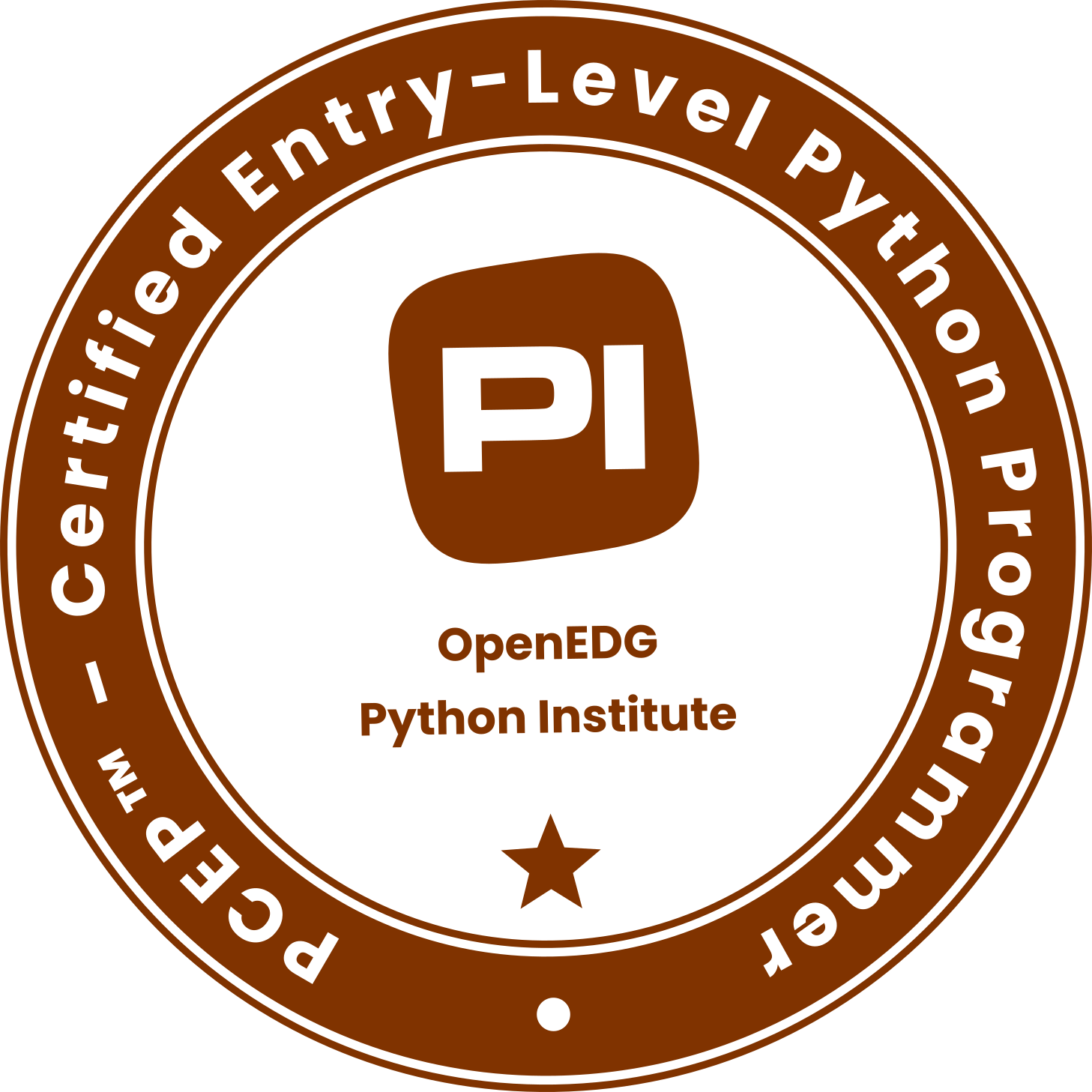 PCEP – Certified Entry-Level Python Programmer